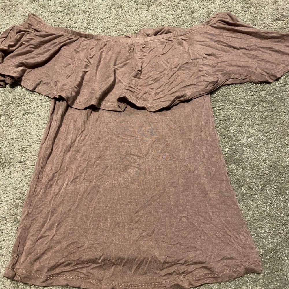 Off the shoulder top- SMALL
